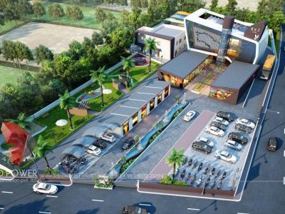 3d-architectural-rendering-design-services-shopping-buildings-parking-birds-eye-view-Ahmednagar